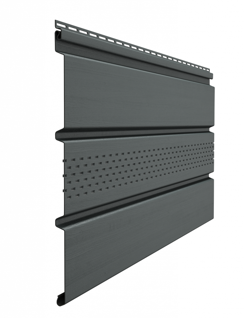 Софит Docke Standard T4 с центральной перфорацией графит