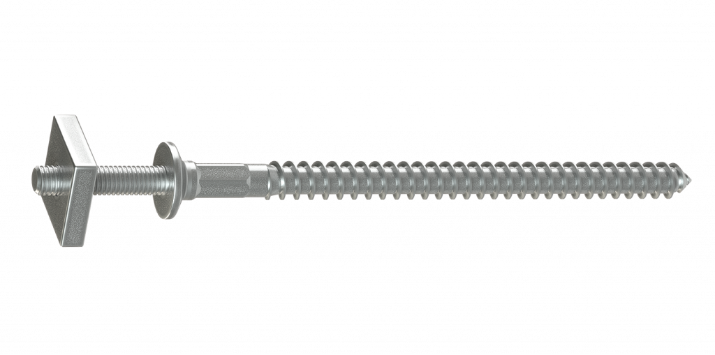 Шпилька специальная с гайкой (беза) Docke Standard оцинкованная сталь