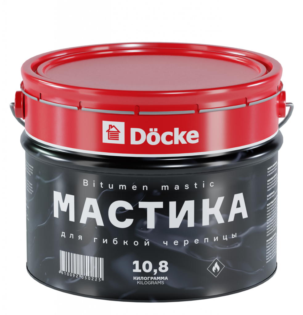 Мастика Docke для гибкой черепицы 10 кг