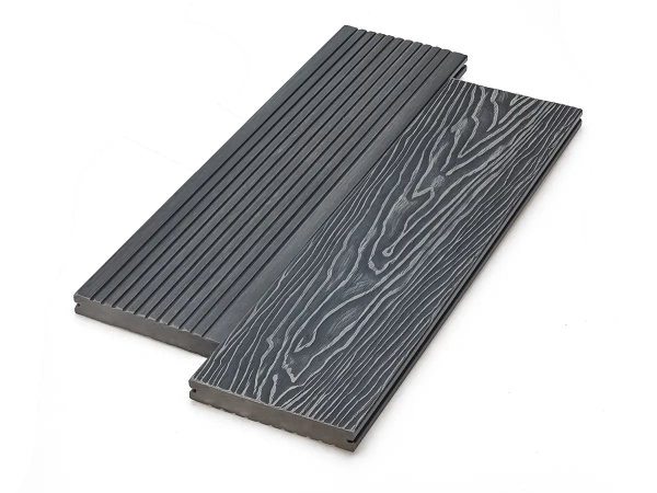 Террасная доска ДПК Deckart Monolit 3D Графит 4 м