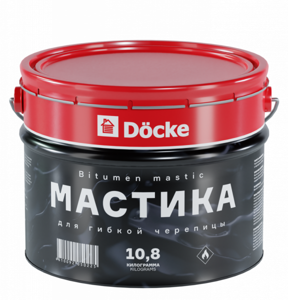 Мастика Docke для гибкой черепицы 10 кг